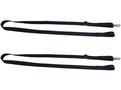Vtete 2 PCS Adjustable Bimini Boat Top Straps with Loops + Snap Hooks + Eye Straps - 28"~60" Stainless Steel Boat Awning Hardware