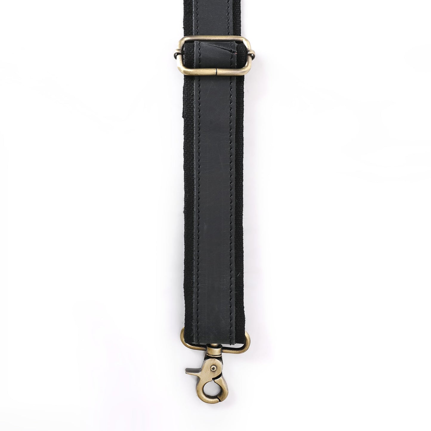 Autentico Premium Tan Leather Travel Bag Strap Adjustable Replacement Shoulder Strap Extra Wide Padded Design for Weekenders, Carry-Ons, Duffels Genuine Leather Comfort (Black)