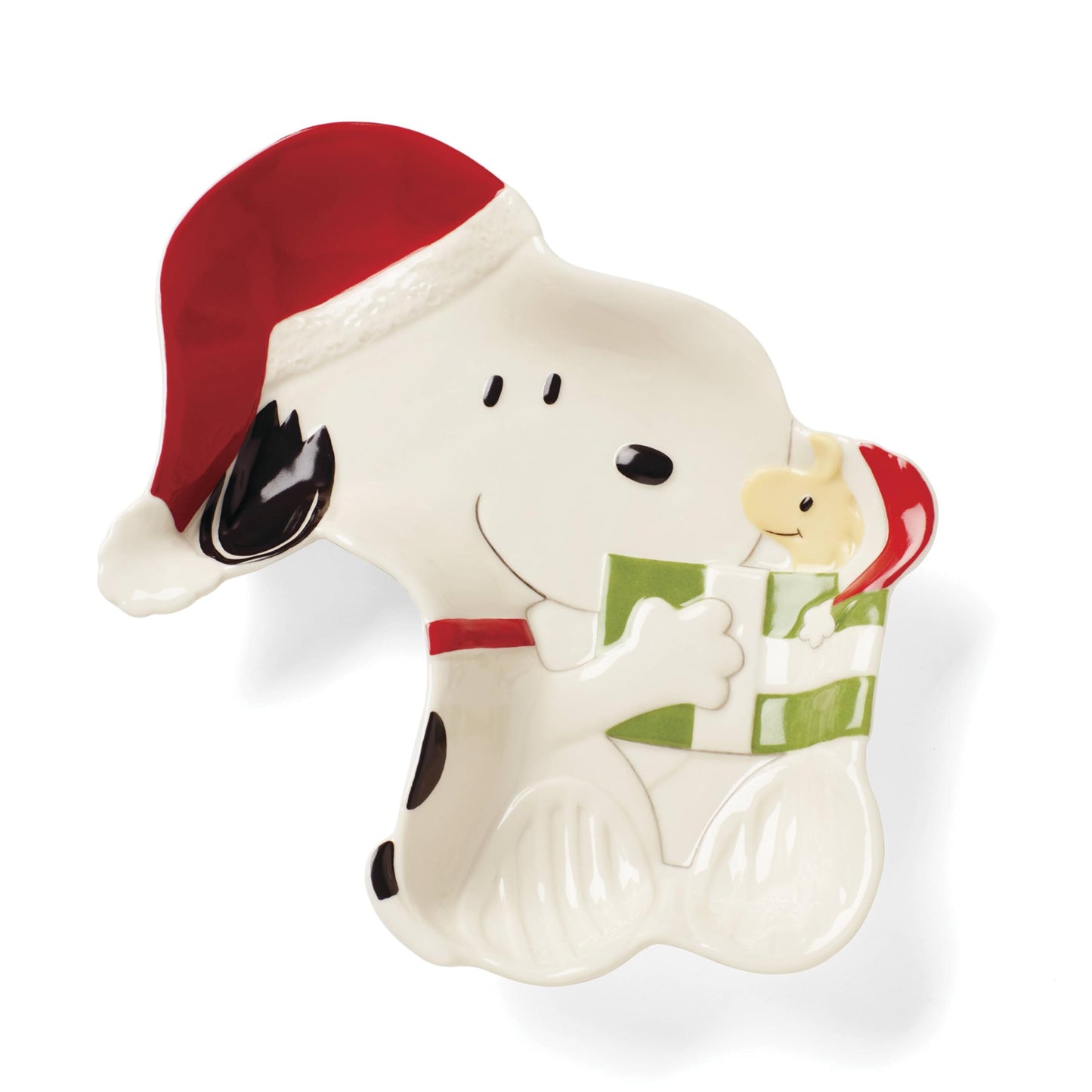 Lenox 896323 Snoopy Christmas Candy Dish, Holiday Hosting