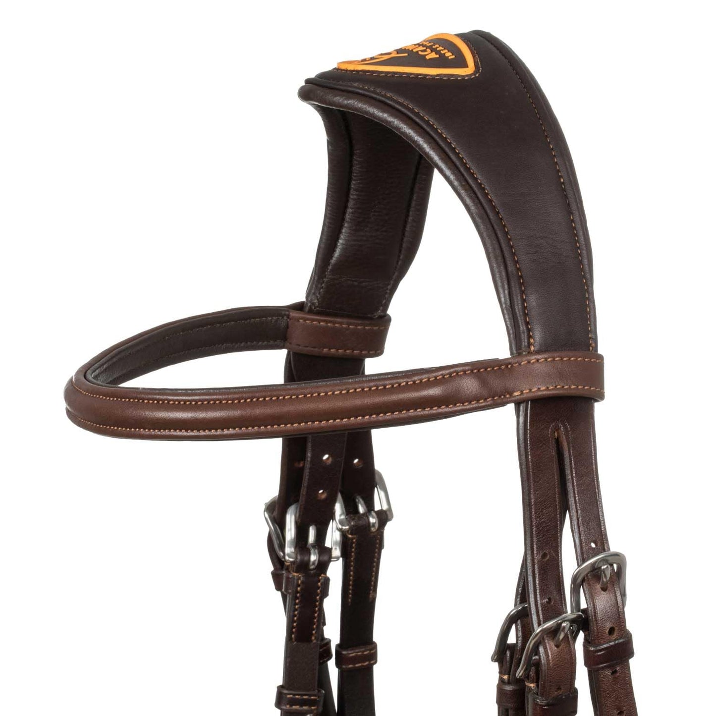 Acavallo Filosofia Bridle Headstall Calfskin, Full Size, Dark Brown
