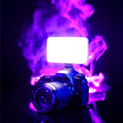 VIJIM VL120 LED Video Light on Camera, Mini Rechargeable 120 LED Photography Lighting Fill Lamp 3200K-6500K Bi-Color Dimmable, CRI95+, Built-in 3100mAh Battery for Nikon Sony DSLR Cameras
