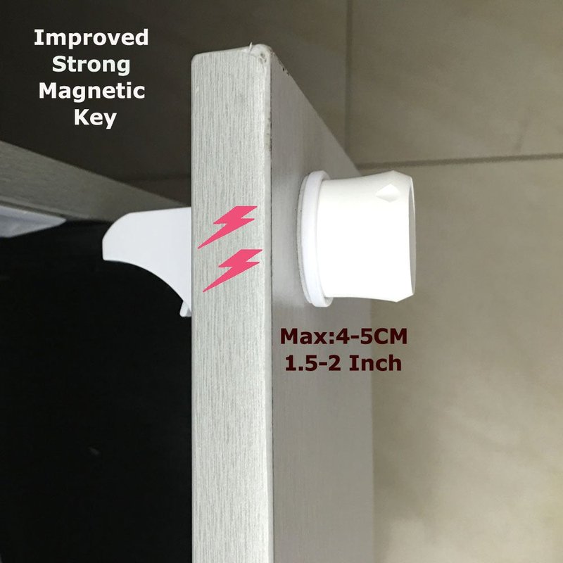 Vmaisi Magnetic Cabinet Locks Replacement Keys (3)