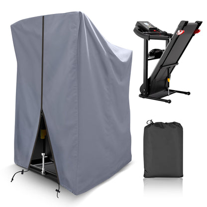 XYZCTEM Treadmill Cover, Dustproof Waterproof Folding Treadmill Cover, Fit for Most Indoor Outdoor Sunscreen Fold-able Treadmills, Grey