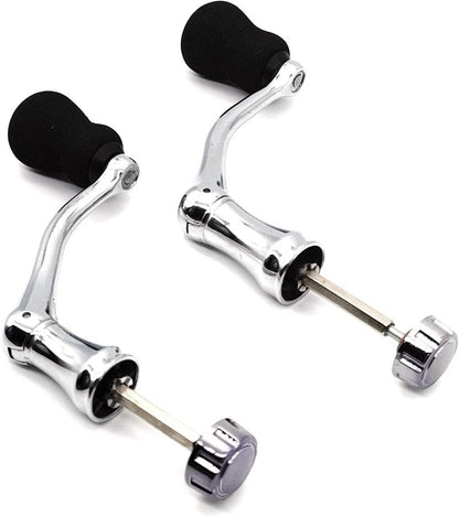 Fishing Spinning Reel Handle Replacement - All-Metal EVA Grip | 2 Pack, Large/X-Large