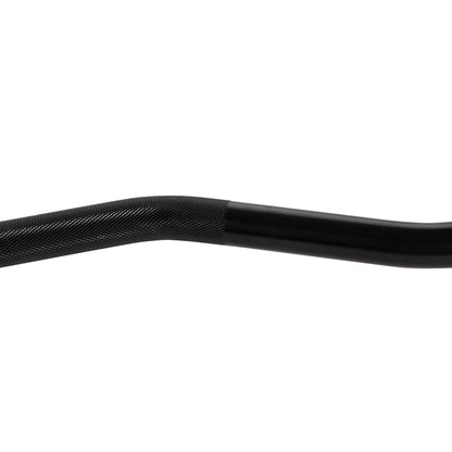Signature Fitness Standard Olympic Super Curl Barbell Curl Bar Threaded Curl Bar, 48 inch, TH-CRUL-B