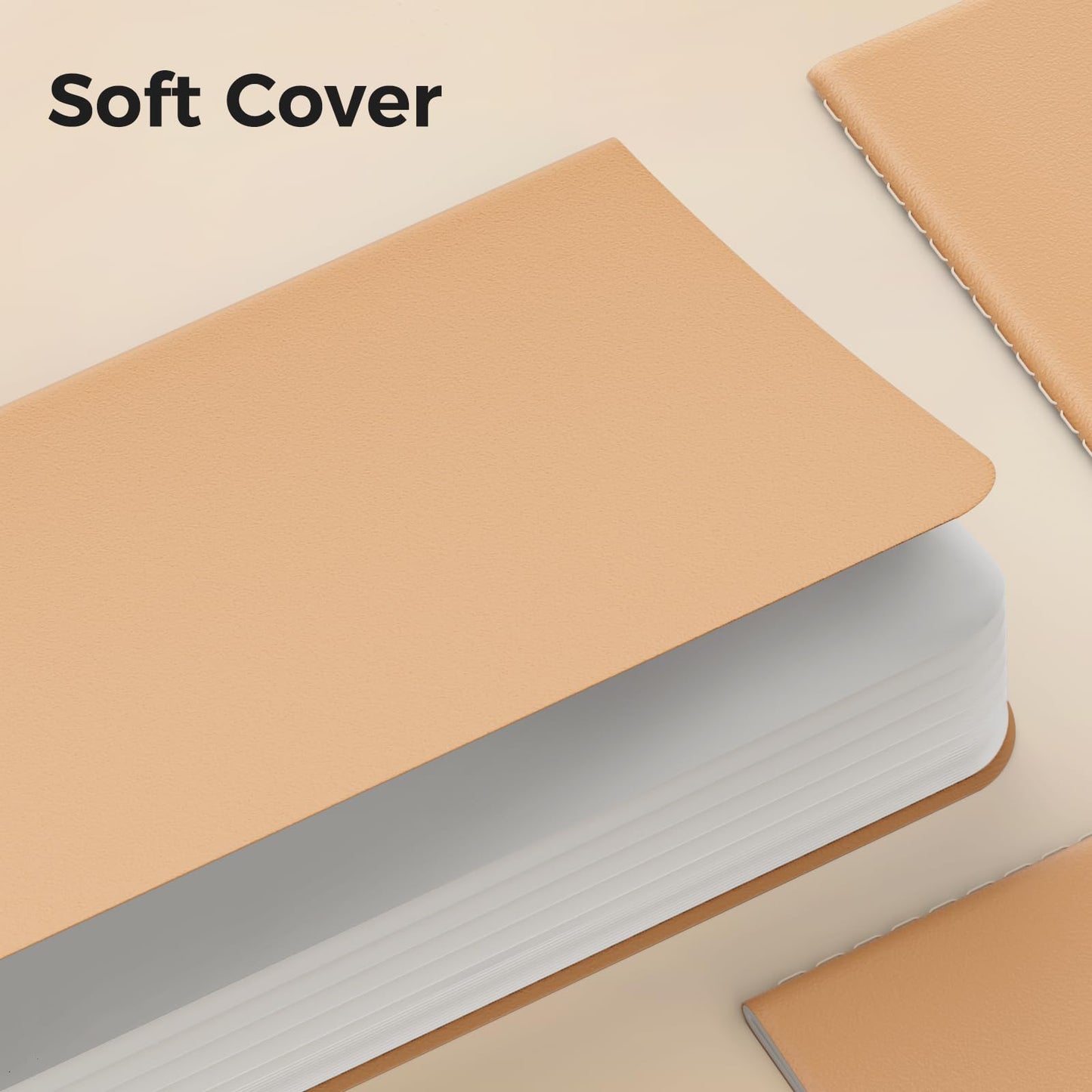 XYark 20 Pack Blank Small Pocket Notebook Journals Bulk with Thick Unlined Paper, 60 Pages, 5.5x3.5 inch, A6 Size, Easy to Carry, Kraft Cover, Diary Writing Sketchbook Subject Notebooks Planner