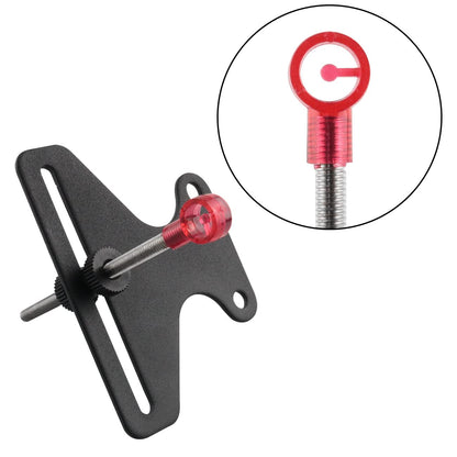 WHYHKJ Archery Bow Sight - Stainless Steel Single Pin Recurve Bow Sight for Hunting & Shooting Accessories