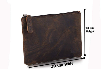 Leather Pencil pouch pen case zippered pencil case Sleeve Elegant and practical for artists. Perfect for office by KomalC