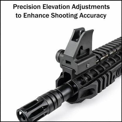 Detachable Low Profile Front Tower for .223 5.56 - Flip-Up Compatible Tactical Rifle | Weaver Rail