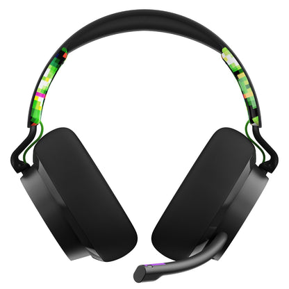 Skullcandy SLYR Pro Multi-Platform Wired Gaming Headset, Removable Mic, Lightweight Design, Ultra-Soft Memory Foam Ear Cushions, Mute and Volume Controls, PC, Xbox, PlayStation - Green Digi-Hype