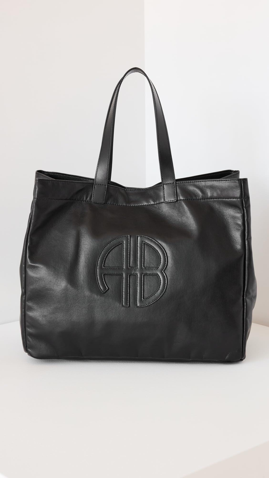ANINE BING Women's Large Rio Tote, Black, One Size
