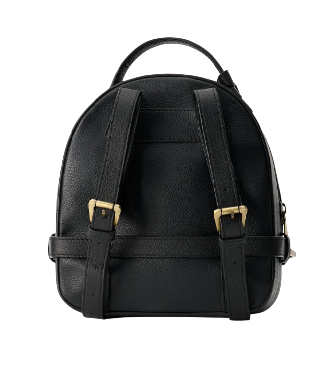 DANEAULT The Rebecca Conversion Mini Backpack – Convertible Leather Bag with Removable Front Pocket – Travel, Work & Everyday Use – Compact and Stylish – Women's Backpack - Black
