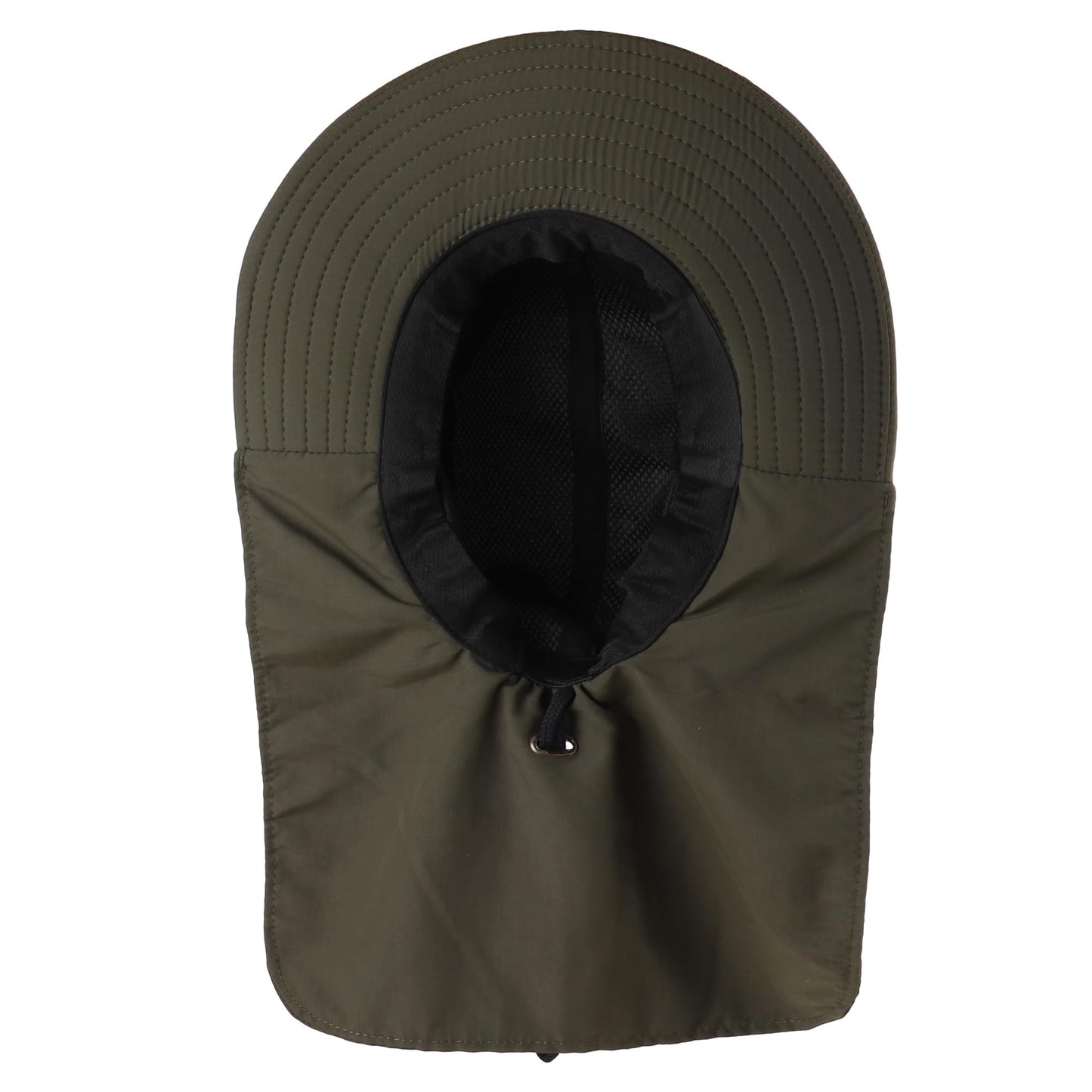 Falari Outdoor Sun Hat, Wide Brim with Neck Flap, Safari Hiking Gardening Fishing Hat