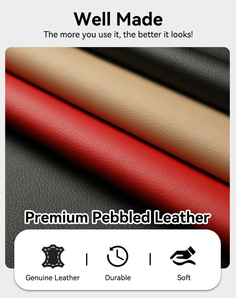 DAMAIKE Wallet for Women [Genuine Leather] [Magnetic Closure], Large Capacity Female Ladies Bifold Wallet Card Holder, ID Window, Zipper Coin Pockets (Red)