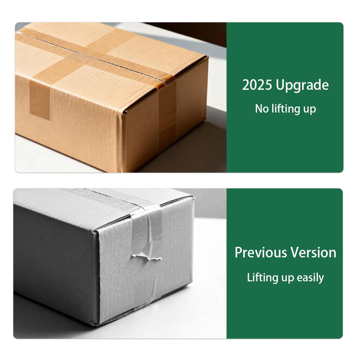 EFOK 6 Rolls Brown Packing Tape 2 Inch Bulk, 2025 Upgrade Kraft Paper Packaging Tape, 2 Inch x 55 Yards, Cardboard Shipping for Packing Boxes, Tear by Hand for Express Parcels & Office Use