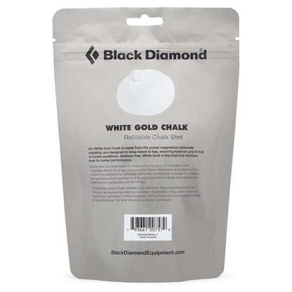 BLACK DIAMOND White Gold Refillable Chalk Shot | Reusable Mesh Chalk Ball | Controlled Chalk Dispersion | Indoor & Outdoor Rock Climbing