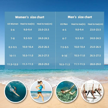 Quick-Dry Water Shoes for Men & Women | Aqua Socks for Beach, Yoga, Hiking & Pool Activities
