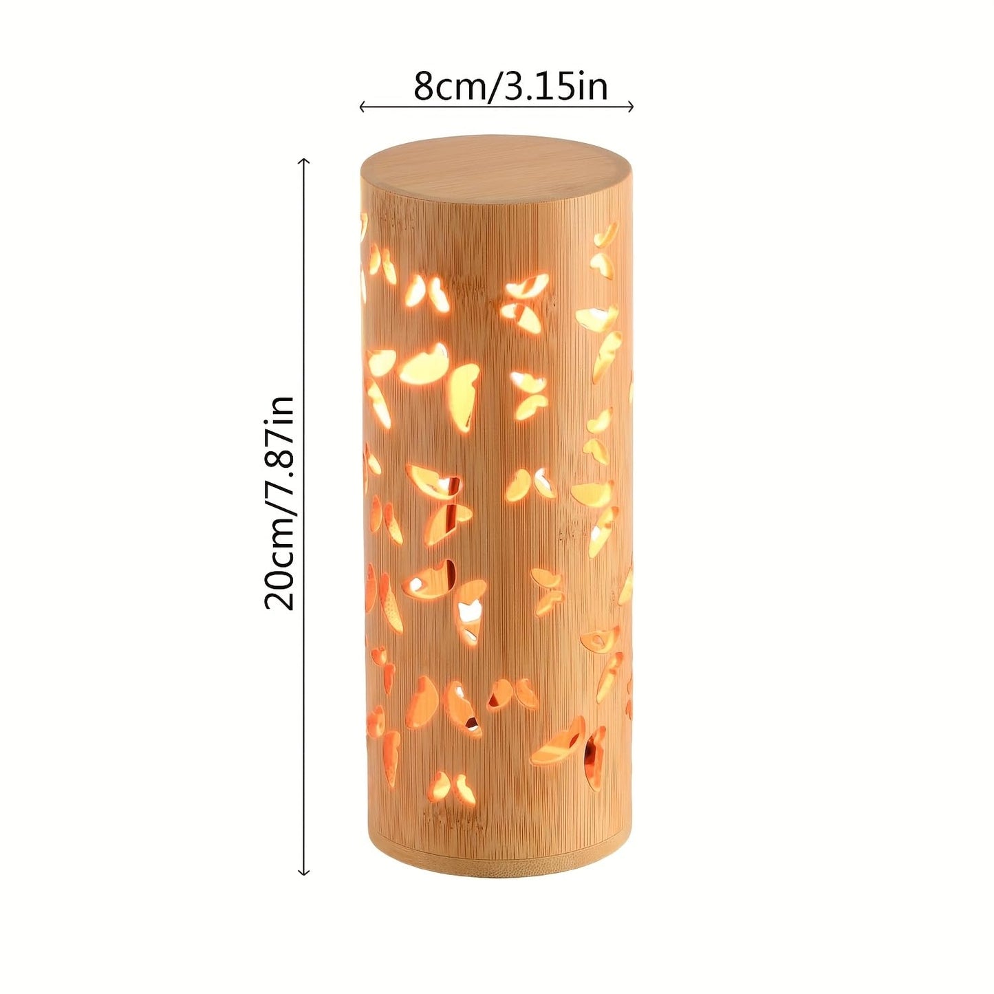 ZIRIKEDAI Butterfly Projector Night Light - Wooden Bedside Lamp with USB - Ideal for Bedroom & Living Room Decor - for Girls, Valentine's Day, Easter, Mother's Day, and Birthdays