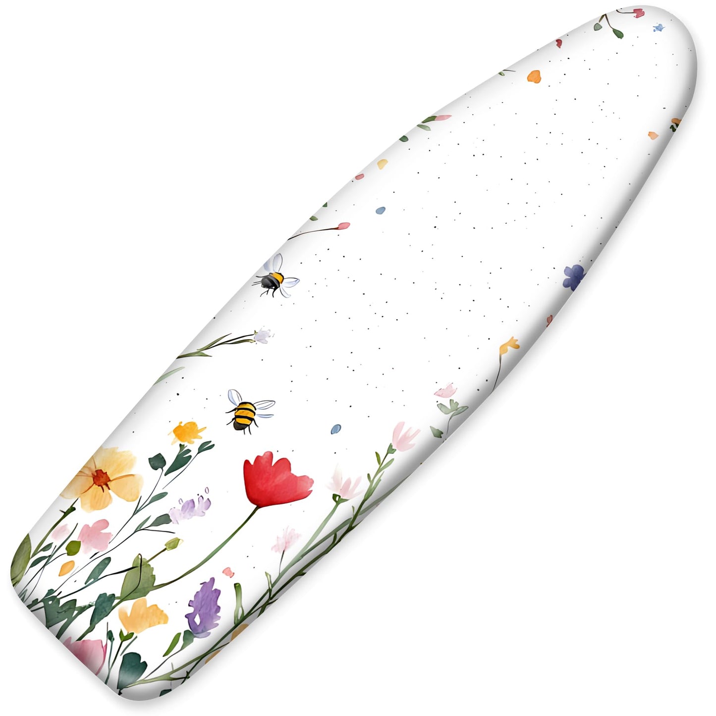 Ironing Board Cover for Crafting, Flat Decoration with Elastic Edge Standard Size, Perfect for Home Laundry Room, Ideal Gift for Craft Enthusiasts (Daylily, 18" x 49")