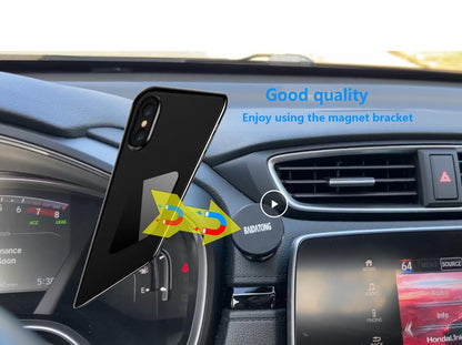 Phone Magnet Plate Mount Metal Plate for Magnetic Car Mount 4 Pack (Attention: Metal plates do not have magnets)Disc with 3M Adhesive Compatible with Phone Magnets/Cell Phone Automobile Magnet Cradles