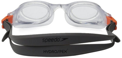 Speedo Unisex-child Swim Goggles Hydrospex Ages 6-14, Silver Ice