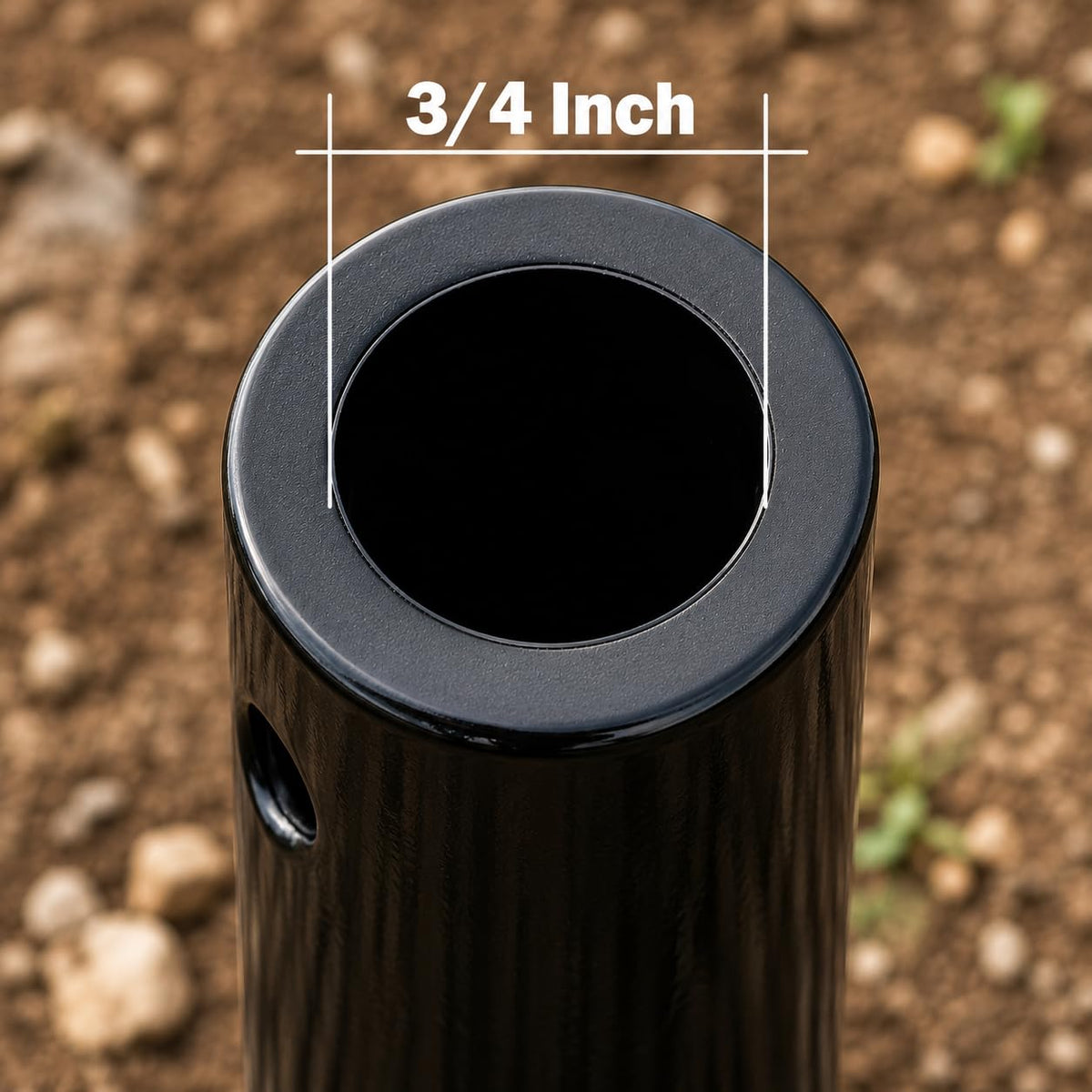 XtremepowerUS Replacement Auger Bit 6" inch for Post Holes Earth Digger Planting Drill Fence Hole Maker Machine Shaft Size 3/4"