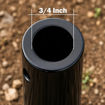 XtremepowerUS Replacement Auger Bit 6" inch for Post Holes Earth Digger Planting Drill Fence Hole Maker Machine Shaft Size 3/4"