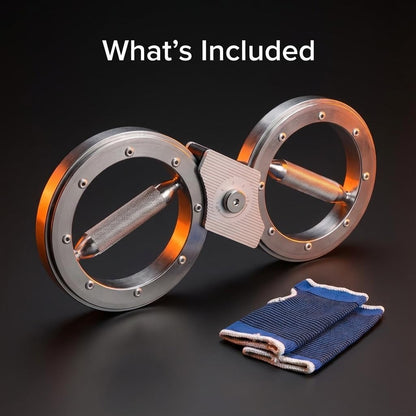 Exura Spinning Rotator Burn Machine, Kinetic Arm Forearm Exerciser & Boxing Rotation Trainer with 12 LB Adjustable Resistance for Rotator Cuff, Shoulder Mobility, Grip & Wrist Strength Titan Training