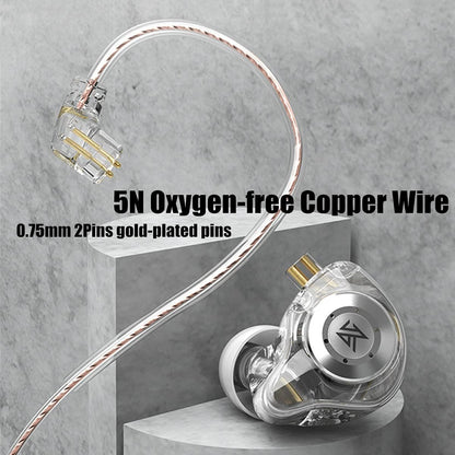 KZ EDX Pro in Ear Monitor Headphones KZ IEM Earphones Dual DD HiFi Stereo Sound Stage Earphones Wired Noise Cancelling Gaming Earbuds for Musicians Singer Audiophiles