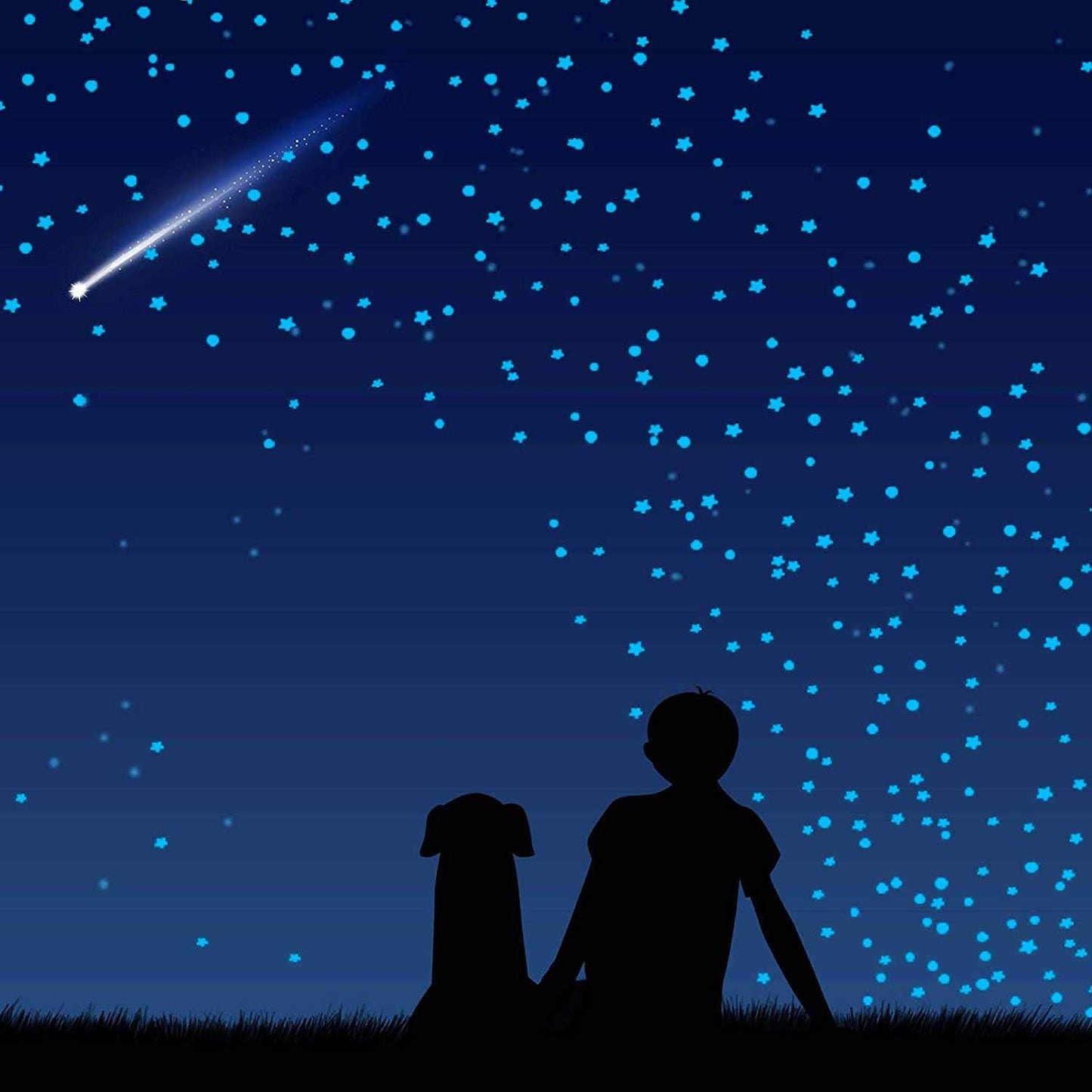 1230 PCS Glow in The Dark Stars Wall Stickers, 3D Adhesive Dots Decor Starry Sky Decor for Kids Bedroom, Beautiful Wall Decals (Blue)