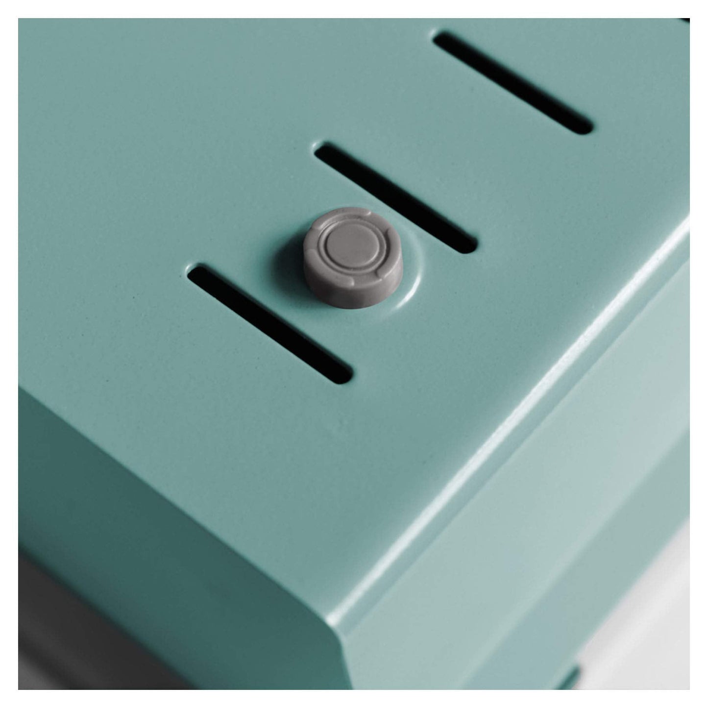 Acrimet 5 X 8 Card File Holder Organizer Box Metal Base Heavy Duty (AZ Index Cards and Divider Included) (Green Color with Clear Crystal Plastic Lid Cover)