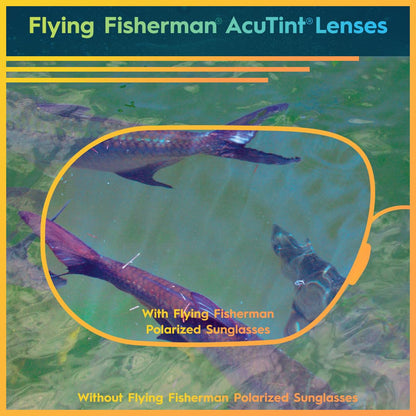 Flying Fisherman San Jose Polarized Sunglasses with AcuTint UV Blocker for Fishing and Outdoor Sports, Gunmetal Frames/Smoke Lenses