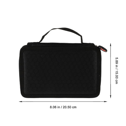 Nail Tool Organizer Bag Small Art Makeup Brush Case Travel Nail Polish Organizer Holds 35 Brush, Travel Cosmetic Storage Bag Fabric Japanese Style Tool Holder