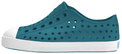 Native Shoes Unisex-Kids Jefferson Sneakers, Faded Glory Blue/Shell White, 9 Toddler