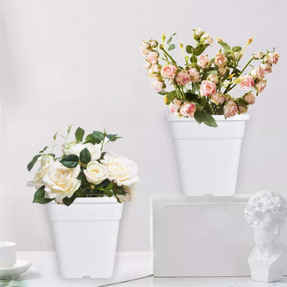 labworkauto Square Nursery Pots Plant Pots Grow Pots Nursery Container for Planting Soil Plants 3.15 Gallon 10Pcs