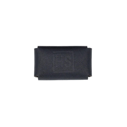 Henson Shaving Razor Leather Head Cover/Sheath for Henson AL13 and Henson Ti22 (Black Leather)