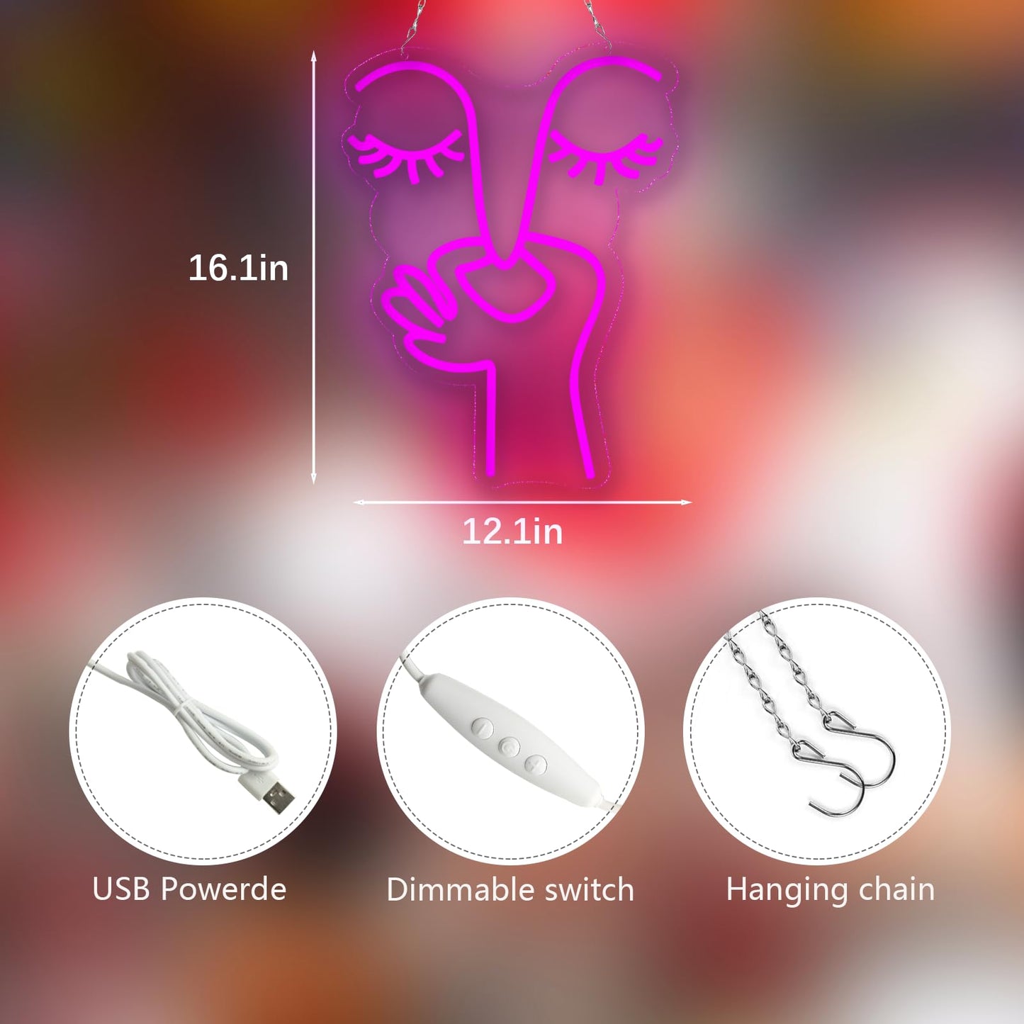 qbanziou Funny Bad Smell Neon Signs for Wall Decor，Led Neon Light for Bathroom，Christmas Birthday Party Gifts