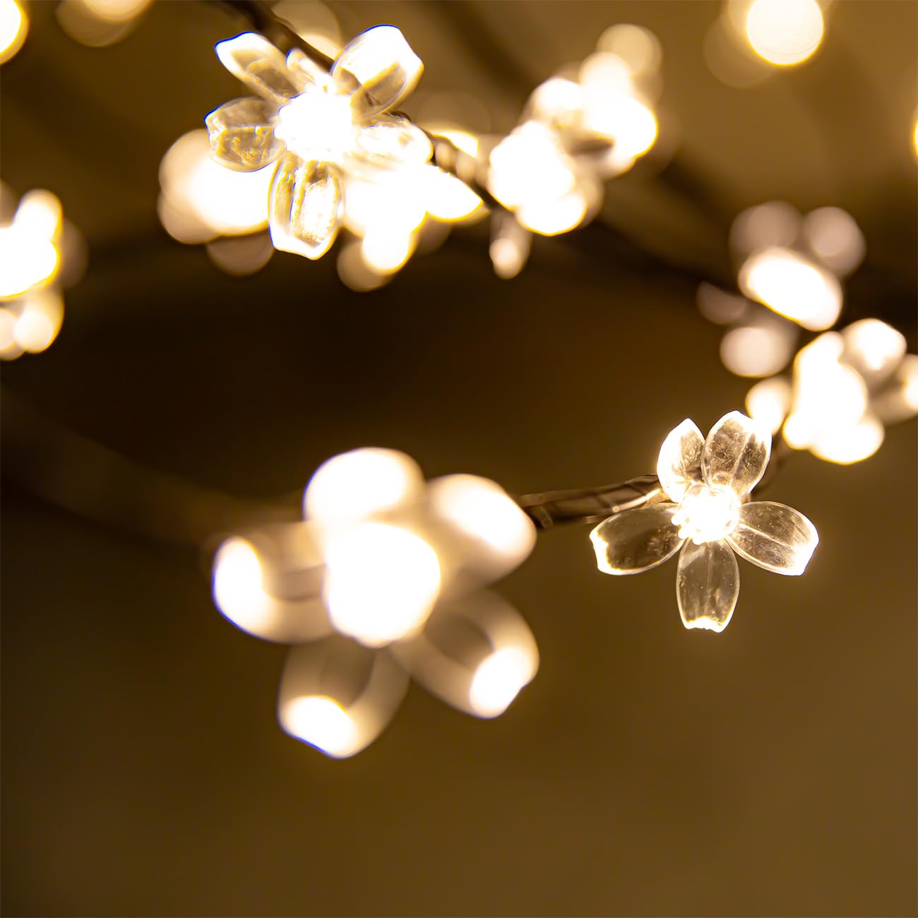 TYBEEU 4ft Lighted Cherry Blossom Tree, 144 Warm White LED, Dimmable, Indoor Outdoor Home Garden Christmas Wedding Holiday Decor