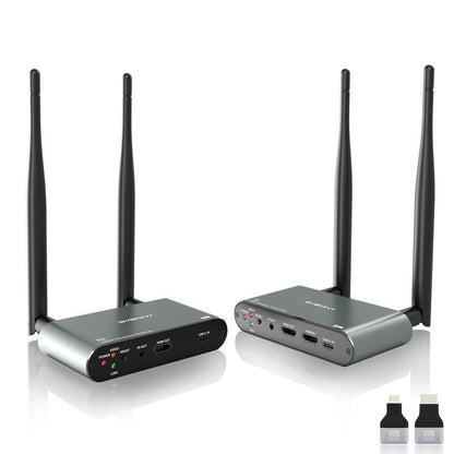 SVBONY TransAir2 Wireless HDMI Transmitter and Receiver 4K 30Hz, 5.8GHz, 1TX to 4 RXS, 1000 FT, HDMI Loop-Out, IR Extend, 0.06s Latency, 9 Channels, from PC, Laptop, STB to TV, Projector, Monitor