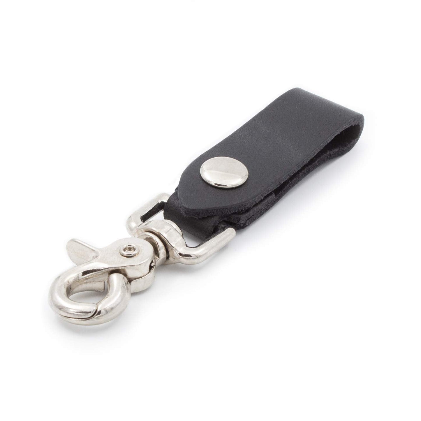 Main Street Forge | Full Grain Leather Keychain for Men | Made in USA | Hand Made | Luxury Valet Key Chain | Quick Detach | Men's Key Ring Organizer
