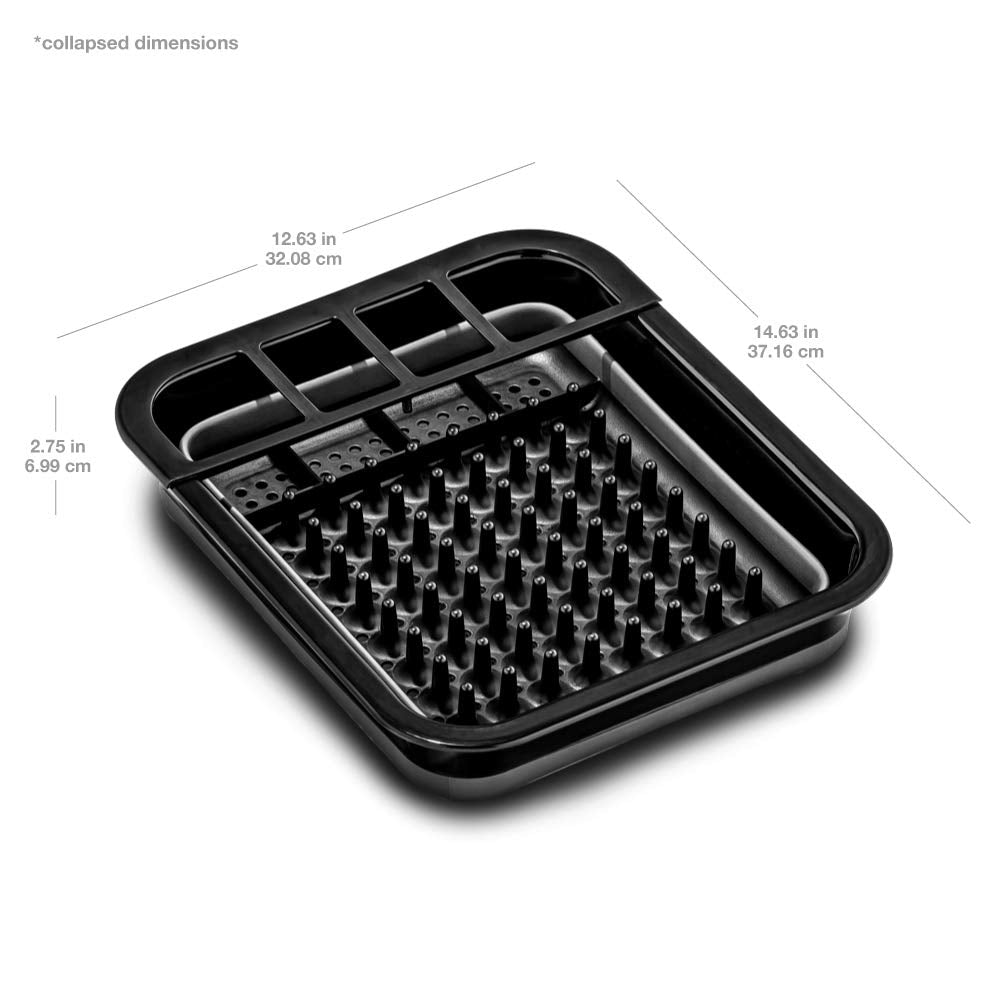 madesmart Collapsible Drying Dish Rack | SINKWARE Collection | Easy Storage | BPA-Free