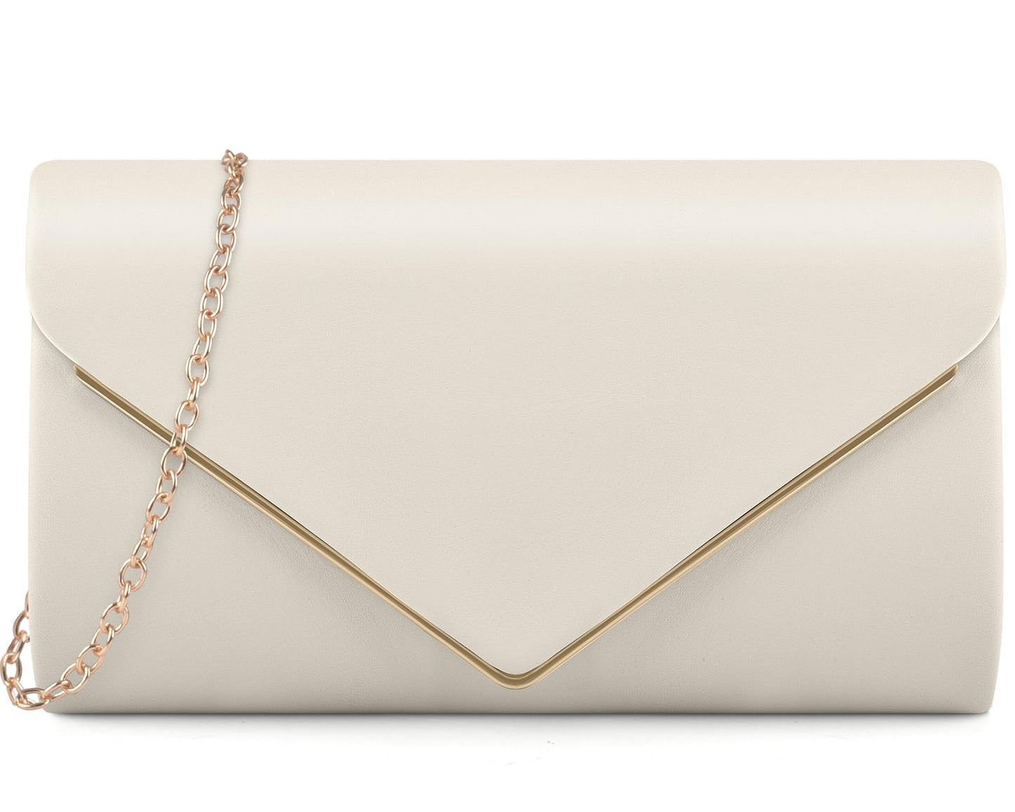 TINDTOP Clutch Purses for Women, PU Leather Formal Evening Bags Shoulder Party Handbags Wedding Cocktail Prom Clutches