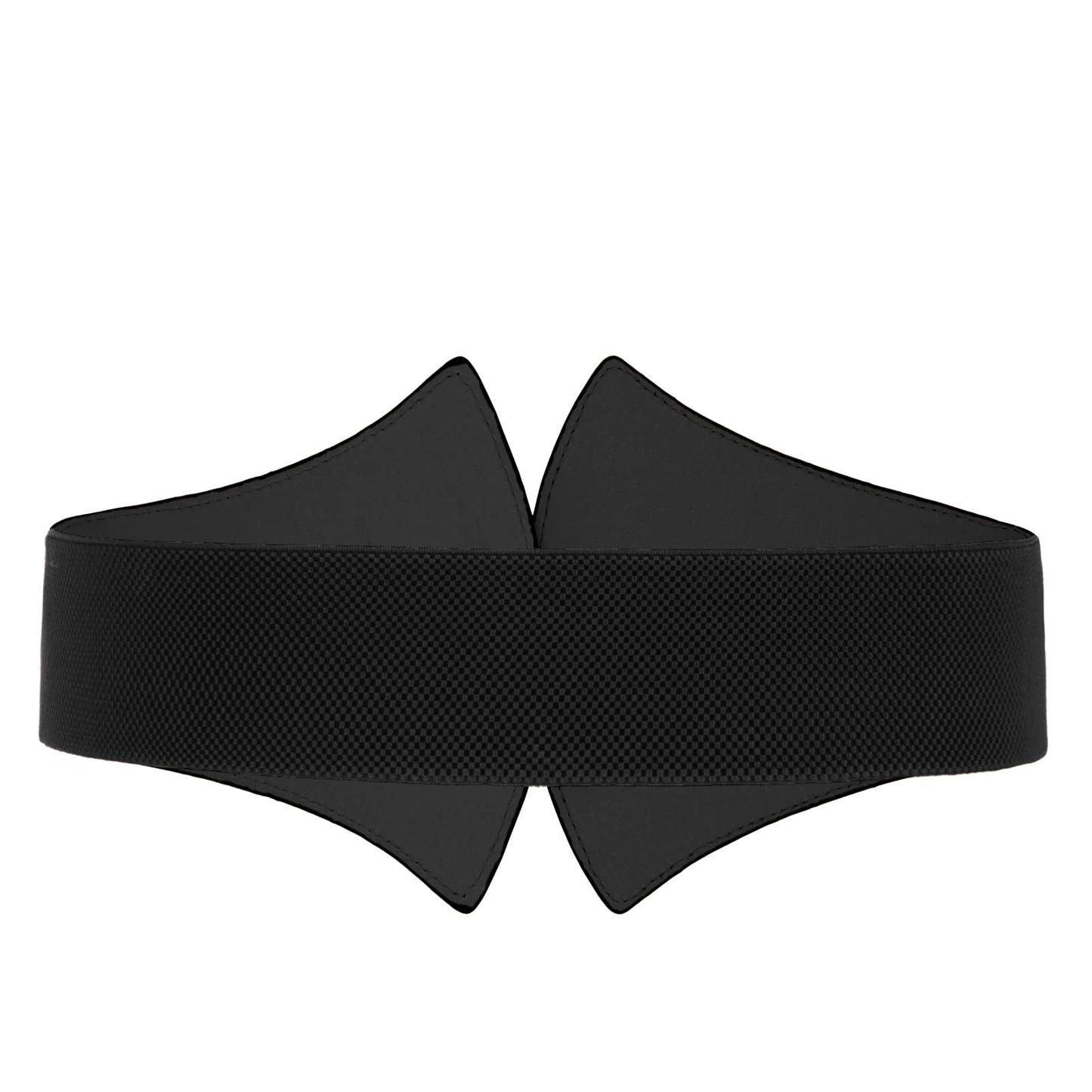 GRACE KARIN Ladies Lace-up Cinch Belt Retro Tied Corset Elastic Waist Belt for Women Black S