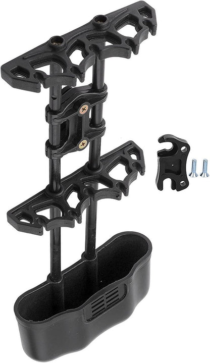 5 Arrows Quiver - Quick Release Left-Handed Vibration Absorbing Holder for Compound & Recurve Bows