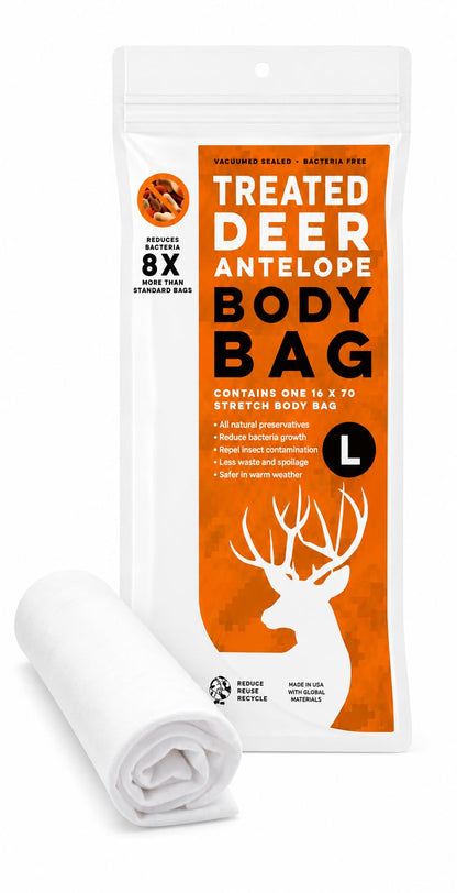 Koola Buck Treated Deer Game Bag, Hunting Body Bag, Large 72"
