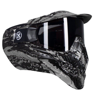 HK Army HSTL Goggle Paintball Airsoft Mask with Anti Fog Thermal Lens (Fracture Black/Grey/Smoke Lens)