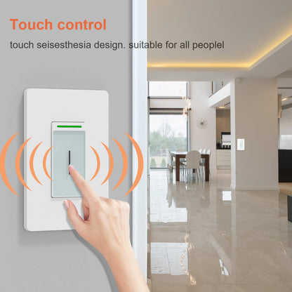 Milfra Smart Light Switch-Smart WiFi Switch 2.4Ghz Compatible with Alexa, Google Assistant,Remote Control/Voice Control and Schedule, Neutral Wire Required, Single-Pole, No Hub Required (4 Pack)