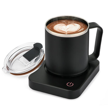 VOBAGA Mug Warmer Set, Coffee Warmer for Desk with 11oz Ceramic Mug, Auto Shut Off & 3-Temp Settings, Smart Coffee Cup Warmer, Home Office Essentials Coffee Set