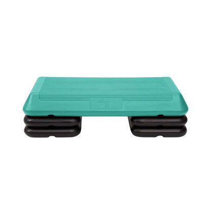 Freestyle STEP Exercise Step Platform, Circuit Size Stepper for Exercise at Home with 4 Stackable Risers for Height Adjustments