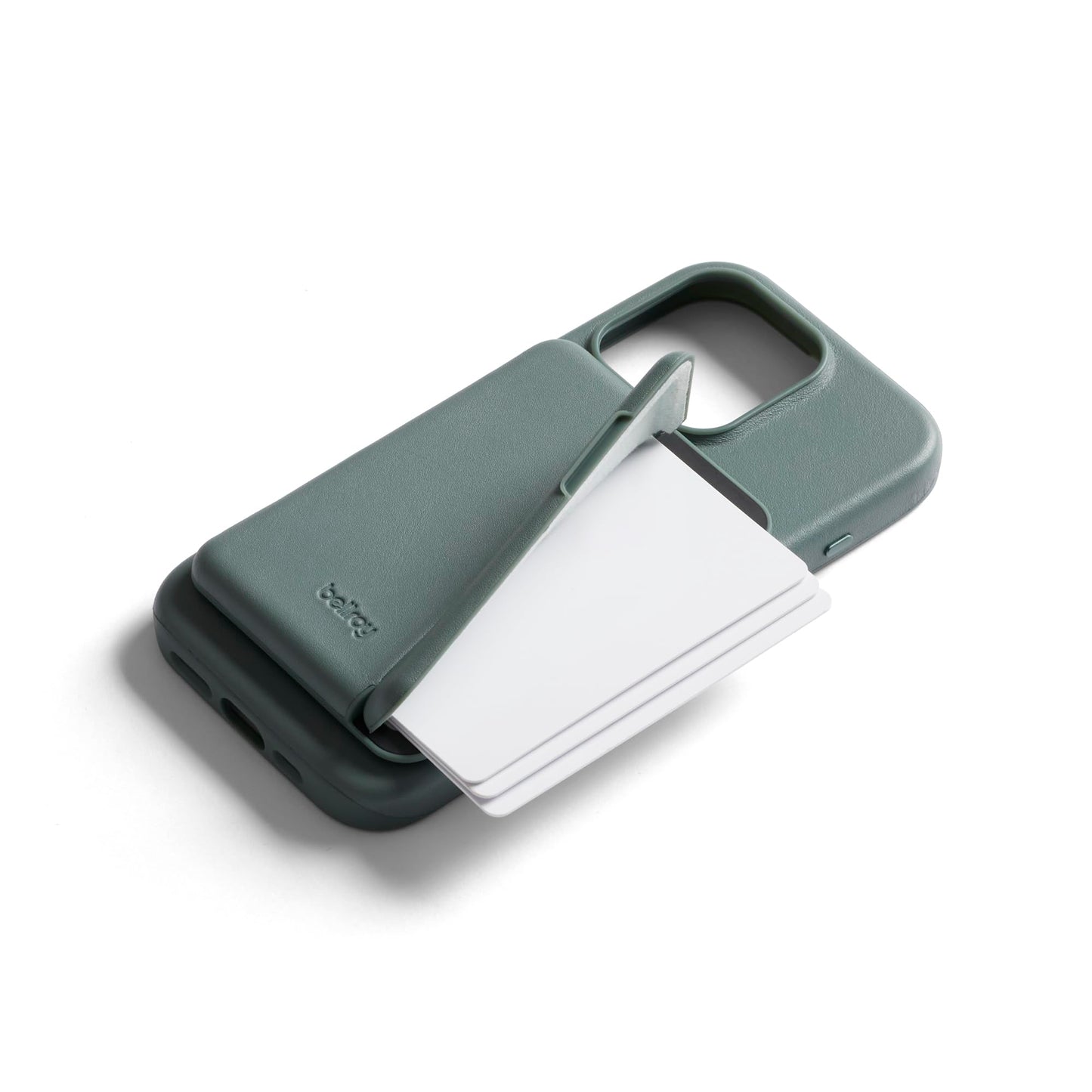 Bellroy Mod Phone Case + Wallet for iPhone 16 Pro (Slim Leather iPhone case, Phone Wallet) - Agave